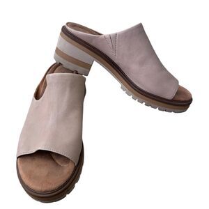 Salvia Harper Slide Sandals in Sand 40